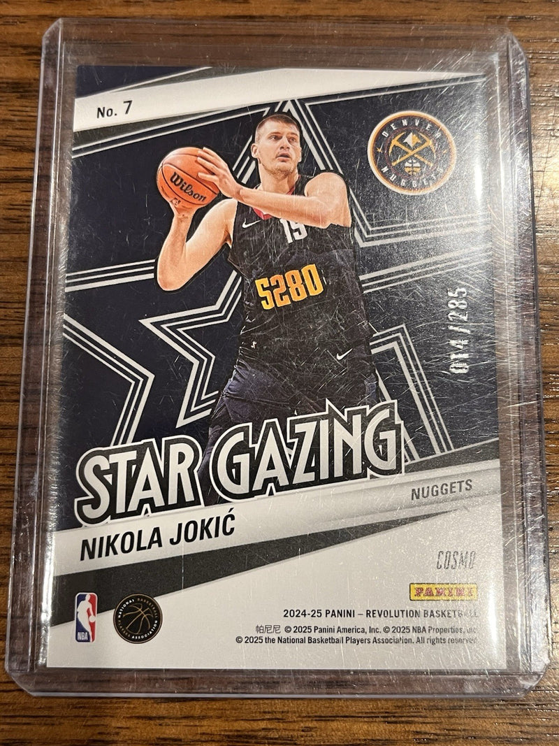 Panini Revolution 2024 25 Nikola Jokić Star Gazing Cosmo No. 7 /1852