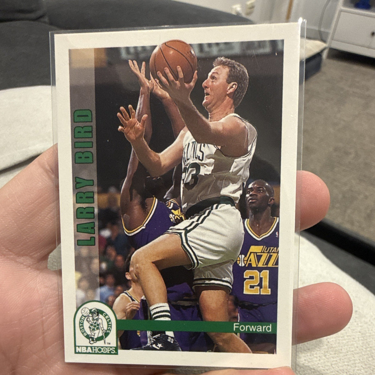 Larry Bird Base Set SkyBox NBA Hoops 1992 93 #10 Boston Celtics0