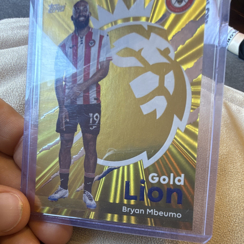 Bryan Mbeumo Gold Lion GL 4 Topps Premier League 2025/26 Brentford1