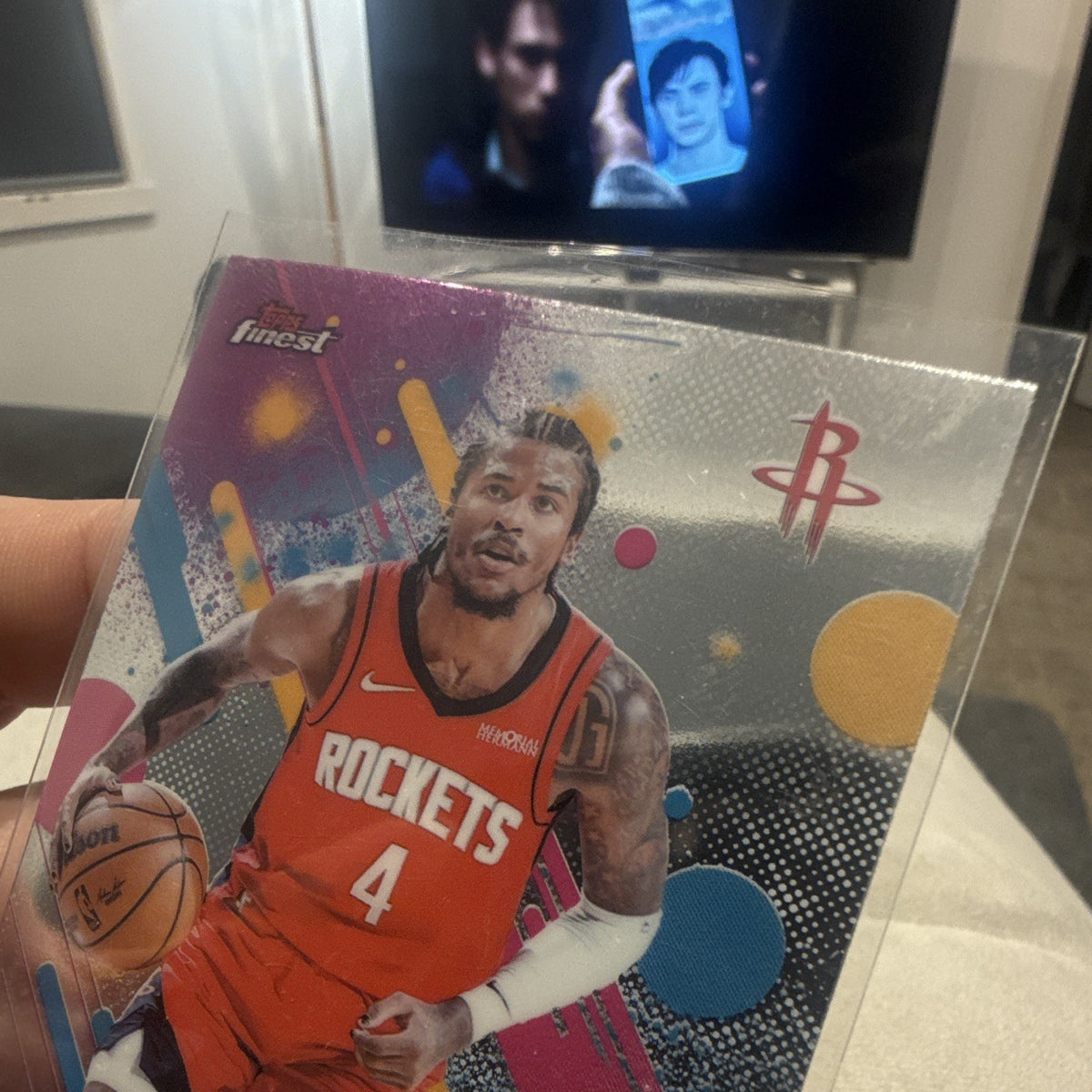 Topps Finest Jalen Green Base Houston Rockets #90 NBA 24-25 Basketball2