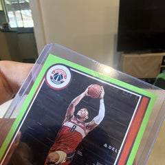 Panini 2021 22 NBA Hoops Rui Hachimura Washington Wizards #110 Green Parallel2