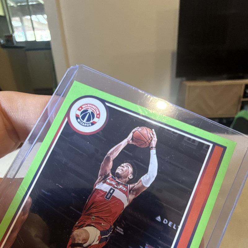 Panini 2021 22 NBA Hoops Rui Hachimura Washington Wizards #110 Green Parallel2