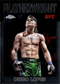 Diego Lopes 1986 Topps 86 15 Topps Chrome UFC   1986 Topps NM0
