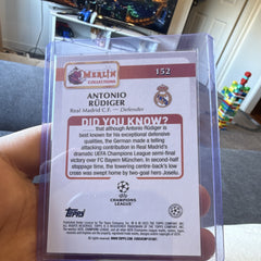 Topps Merlin Collections Antonio Rüdiger Parallel/Variety UEFA CL #1523