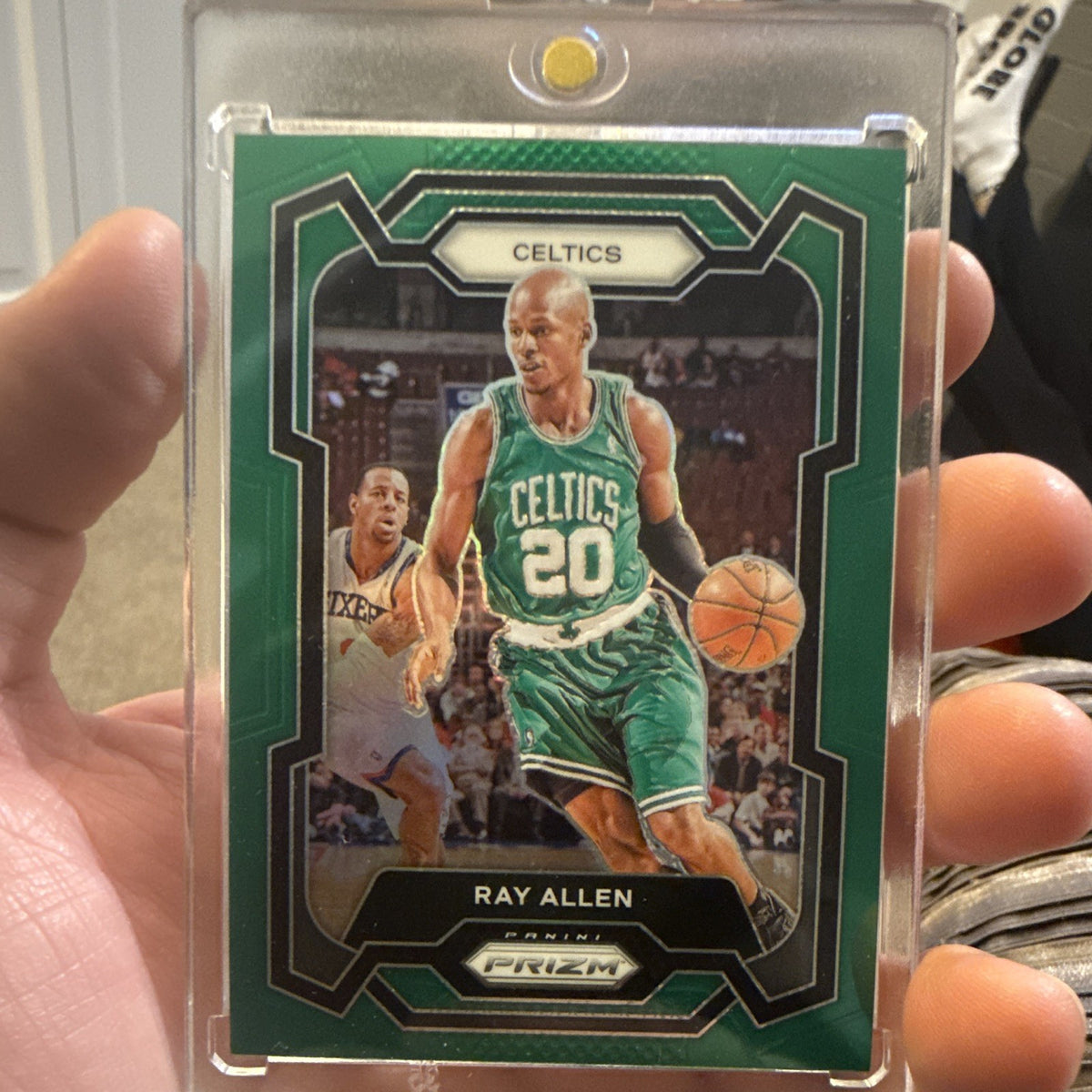 Panini Prizm 2023-24 Ray Allen Green Parallel #192 Boston Celtics1