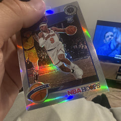 Panini 2019 20 NBA Hoops Premium Stock Tribute RJ Barrett Rookie #298 Knicks3