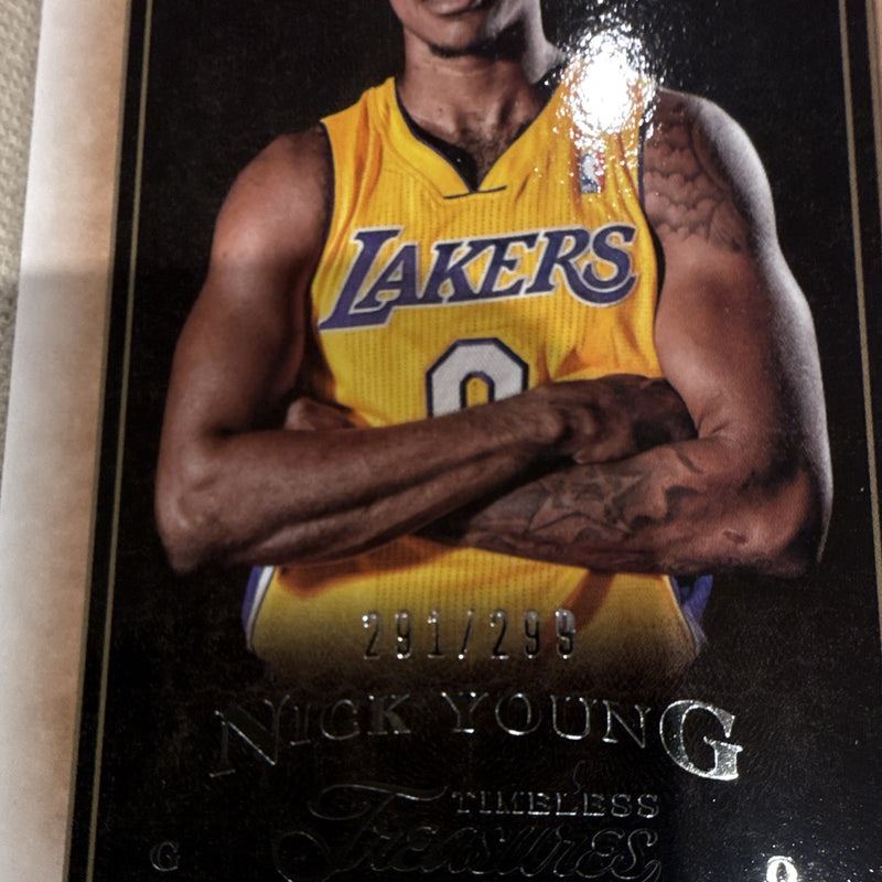 Panini 2013-14 Timeless Treasures Basketball Nick Young Lakers #60 291/2991