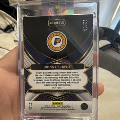 Panini Select 2024-25 Johnny Furphy Pacers Rookie Patch Auto RJA-FUR 22/304
