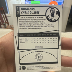 Panini NBA Hoops 2021 22 Chris Duarte Rookie Indiana Pacers #2361