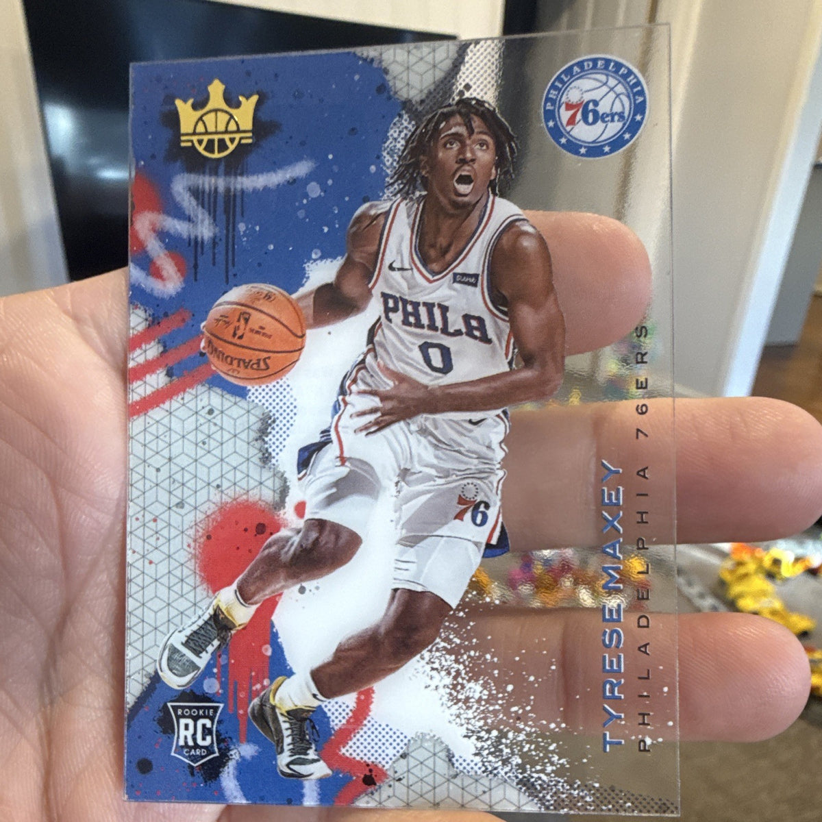 Panini Tyrese Maxey Rookie 2020-21 Court Kings Basketball No.1 76ers0