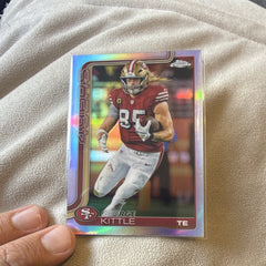 Topps Chrome George Kittle Refractor San Francisco 49ers #267 20250