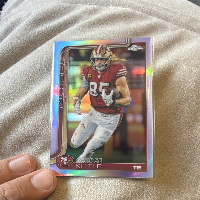 Topps Chrome George Kittle Refractor San Francisco 49ers #267 20250