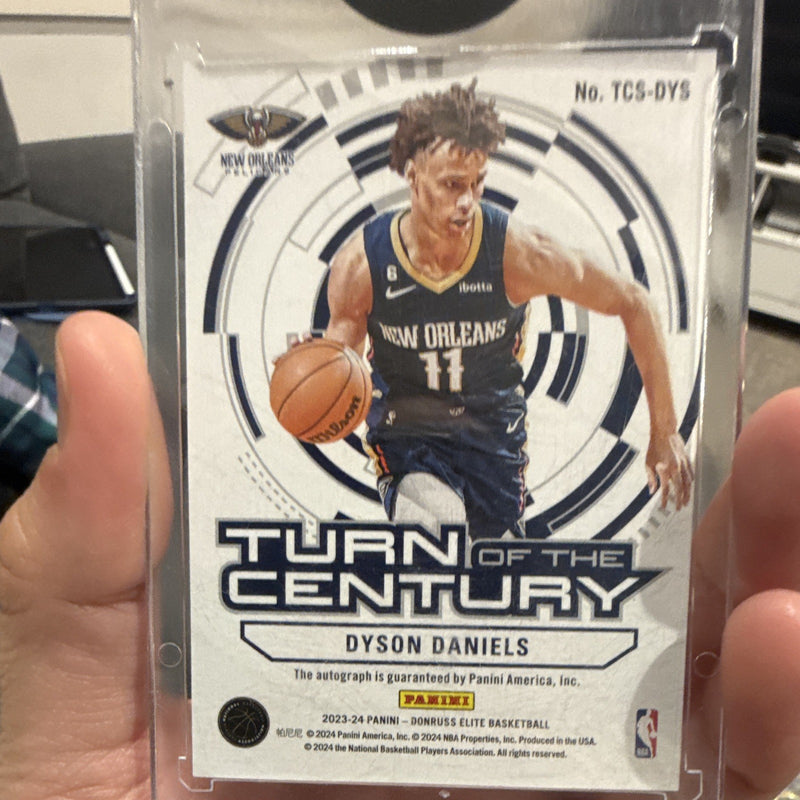 Panini Donruss Elite 2023-24 Turn of the Century Dyson Daniels Auto 03/105