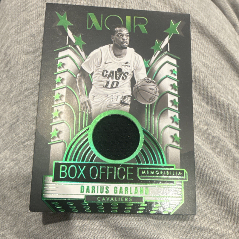 Panini 2024 25 Noir Basketball Darius Garland Box Office Memorabilia /49 BOM GAR0