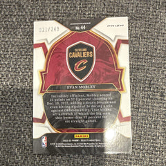 Panini Select 2022 23 Evan Mobley Concourse Prizm #44 Cavaliers 021/2493