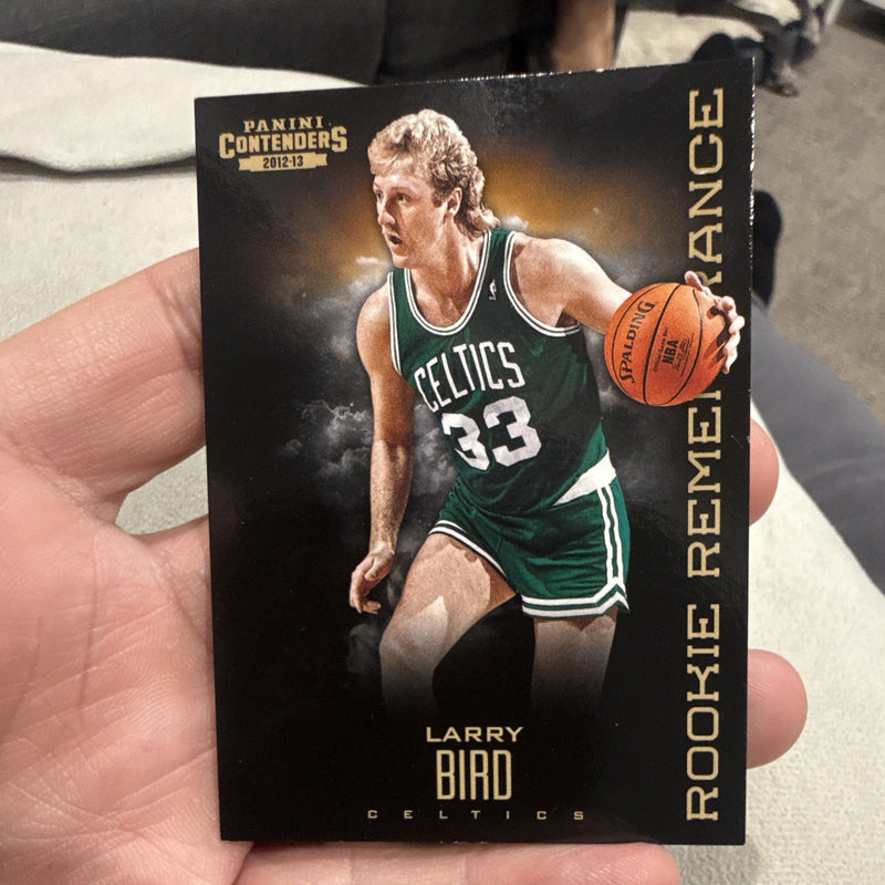 Panini Contenders 2012 13 Larry Bird Rookie Remembrance #26 Boston Celtics0