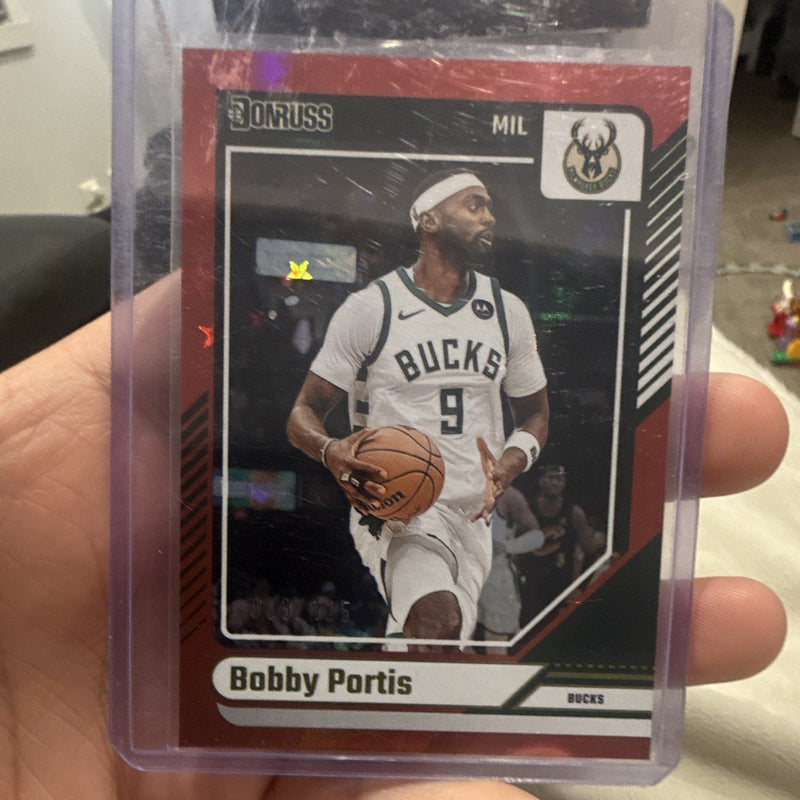 Panini 2024 25 Donruss Basketball Bobby Portis Red /125 #160 Bucks0