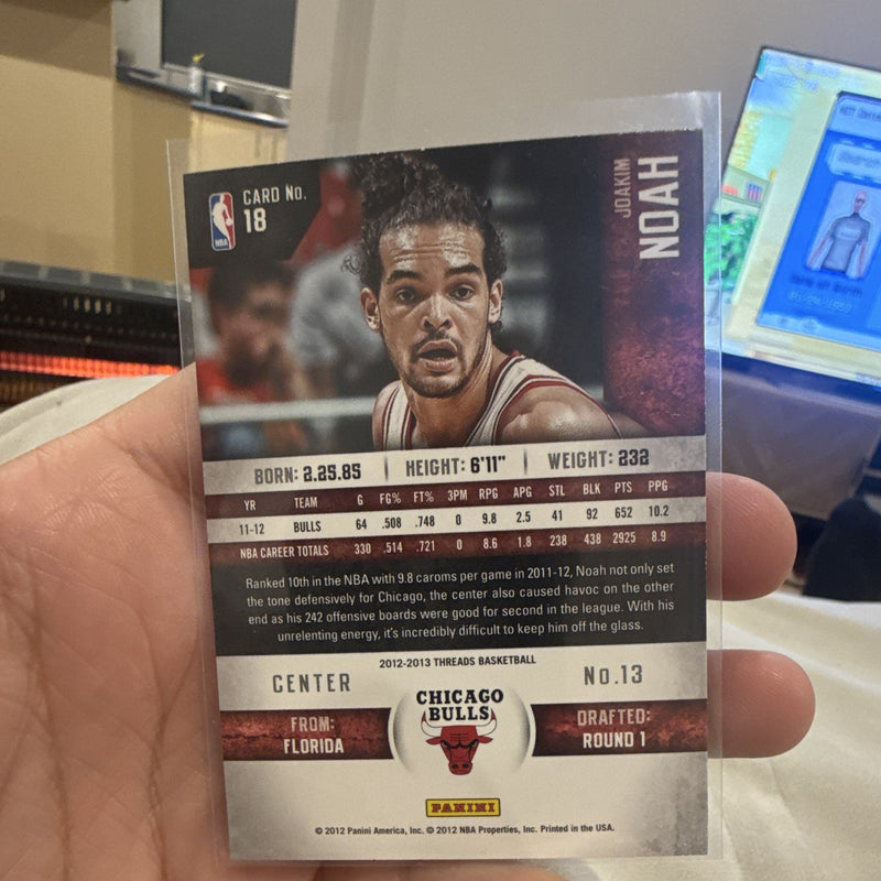 Panini Joakim Noah Base Set 2012 13 Threads 18 Chicago Bulls1