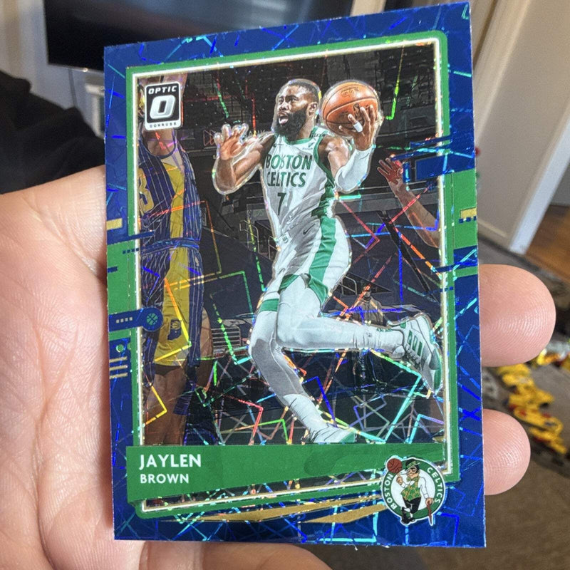 Panini Donruss Optic Jaylen Brown Prizm Boston Celtics 127 Basketball Card0