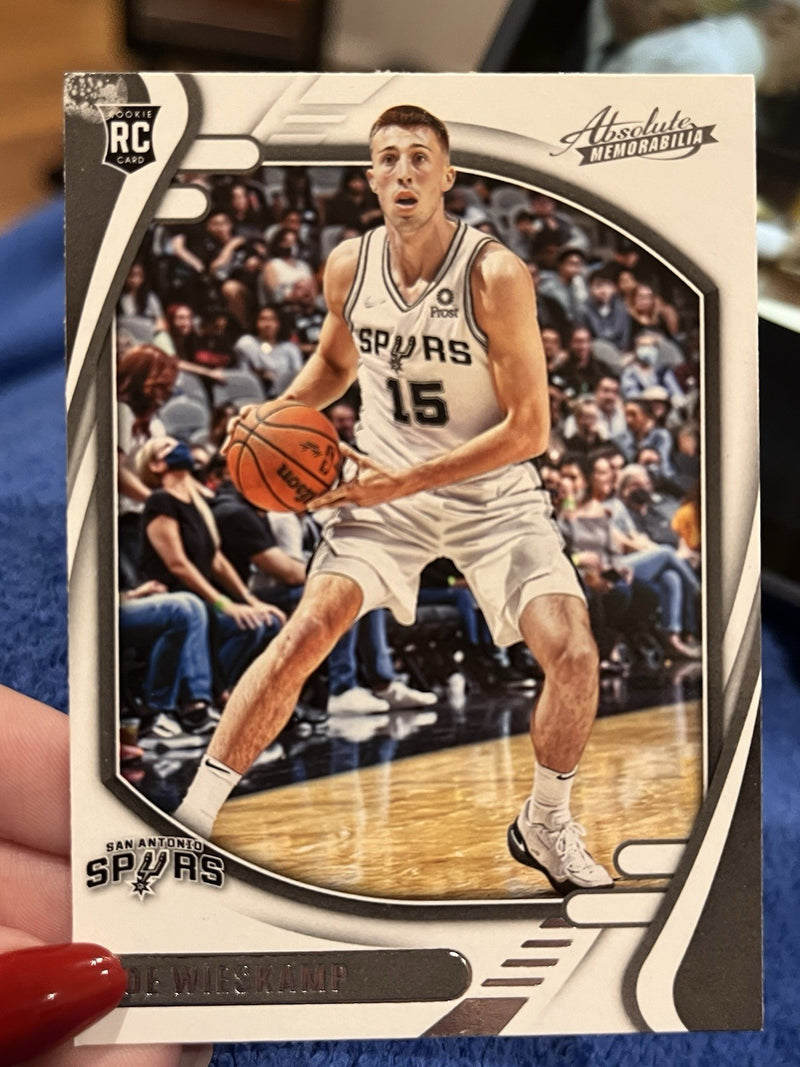 Panini 2021 22 Chronicles Absolute Basketball Joe Wieskamp Rookie RC #202 Spurs1