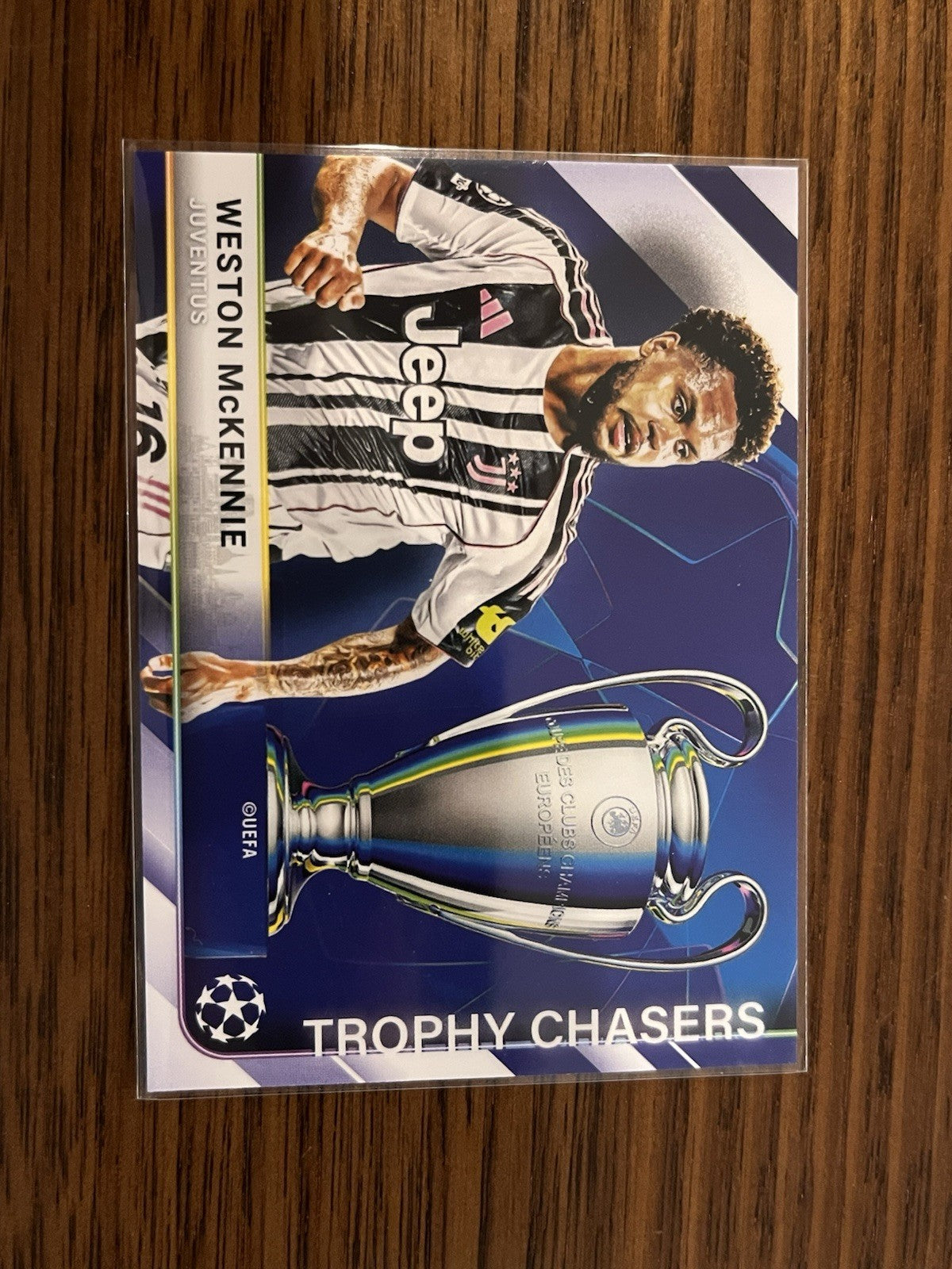 Topps Weston McKennie Trophy Chasers TC 19 UEFA Champions League Juventus1