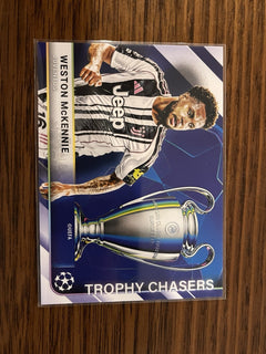 Topps Weston McKennie Trophy Chasers TC 19 UEFA Champions League Juventus1