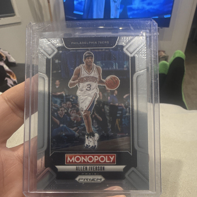 Panini Prizm Monopoly Allen Iverson Insert Philadelphia 76ers LEG1 2024 250