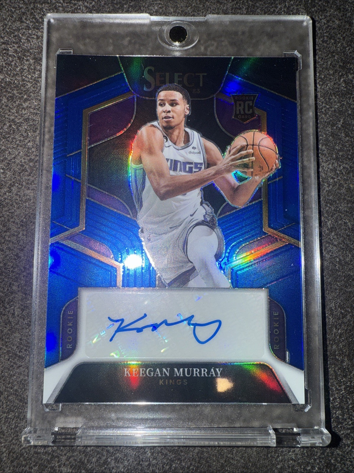 2022 23 Select Keegan Murray Rookie Signatures Auto Blue/490