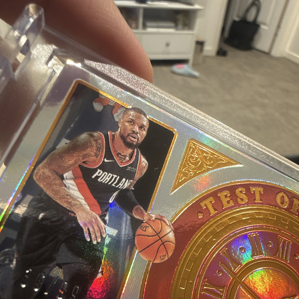 Panini Crown Royale 2021 22 Test of Time No.14 Damian Lillard 36/995