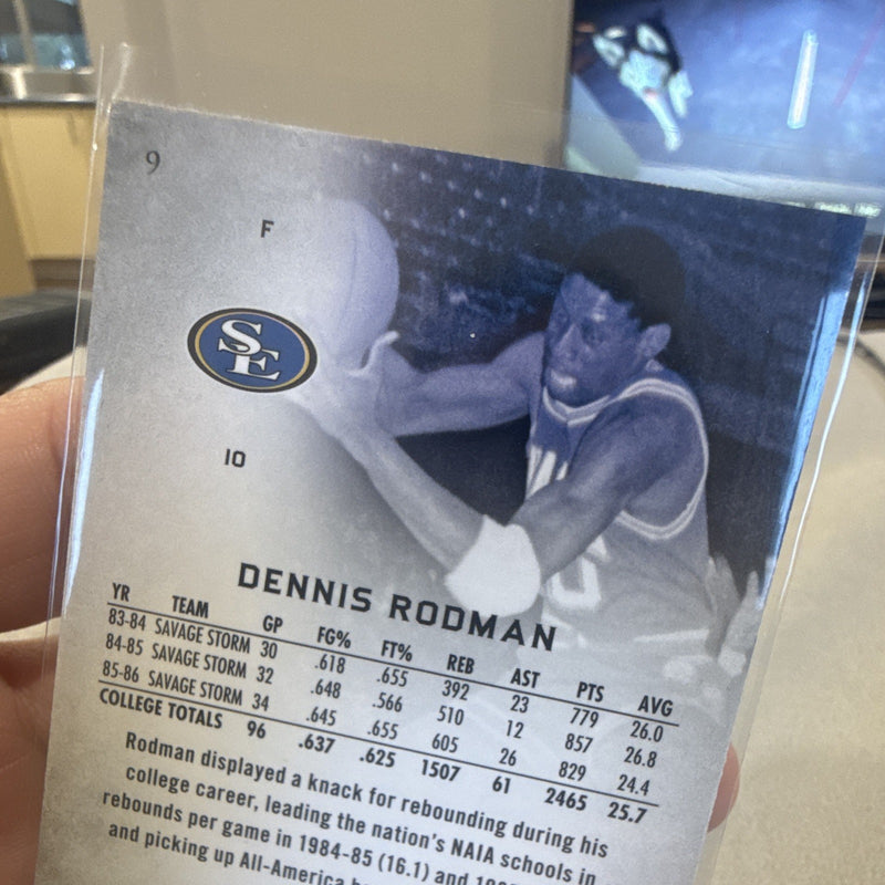 Upper Deck 2012 13 SP Authentic Dennis Rodman SE Oklahoma State #92