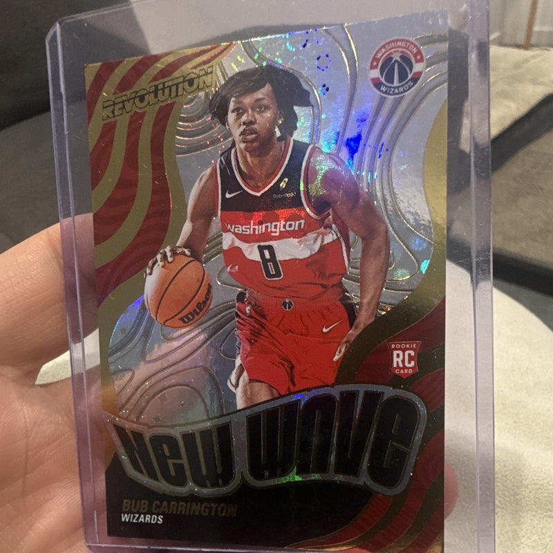 Panini Revolution 2024 25 New Wave Bub Carrington Wizards RC No. 230