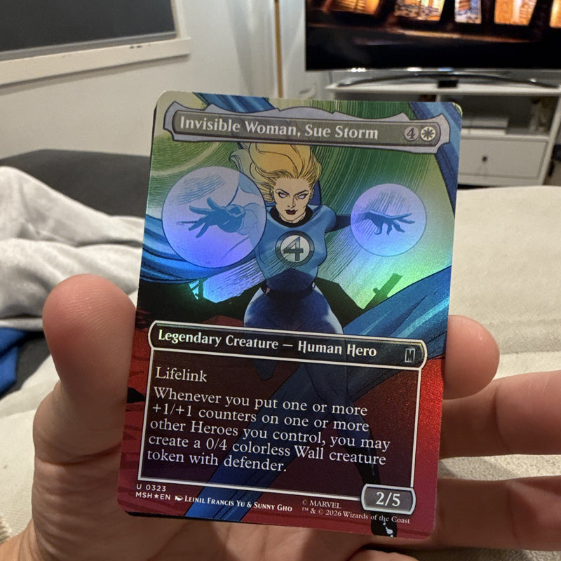 Wizards of the Coast Invisible Woman, Sue Storm MSH U 0323 Uncommon Foil0