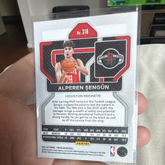 Panini Prizm Basketball 2021 22 Alperen Şengün Rookie RC #318 Rockets1