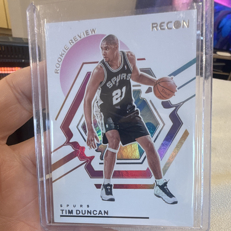 Panini Recon 2023 24 Rookie Review No. 3 Tim Duncan San Antonio Spurs0