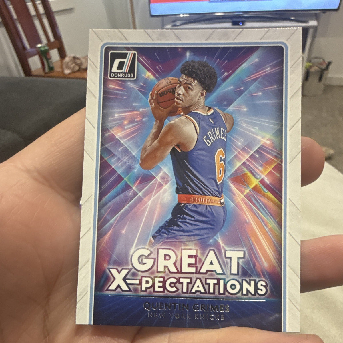 Panini Donruss 2021 22 Great X Pectations #13 Quentin Grimes New York Knicks0