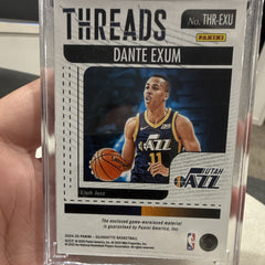 Panini Dante Exum Threads THR-EXU 2024-25 Utah Jazz Memorabilia1