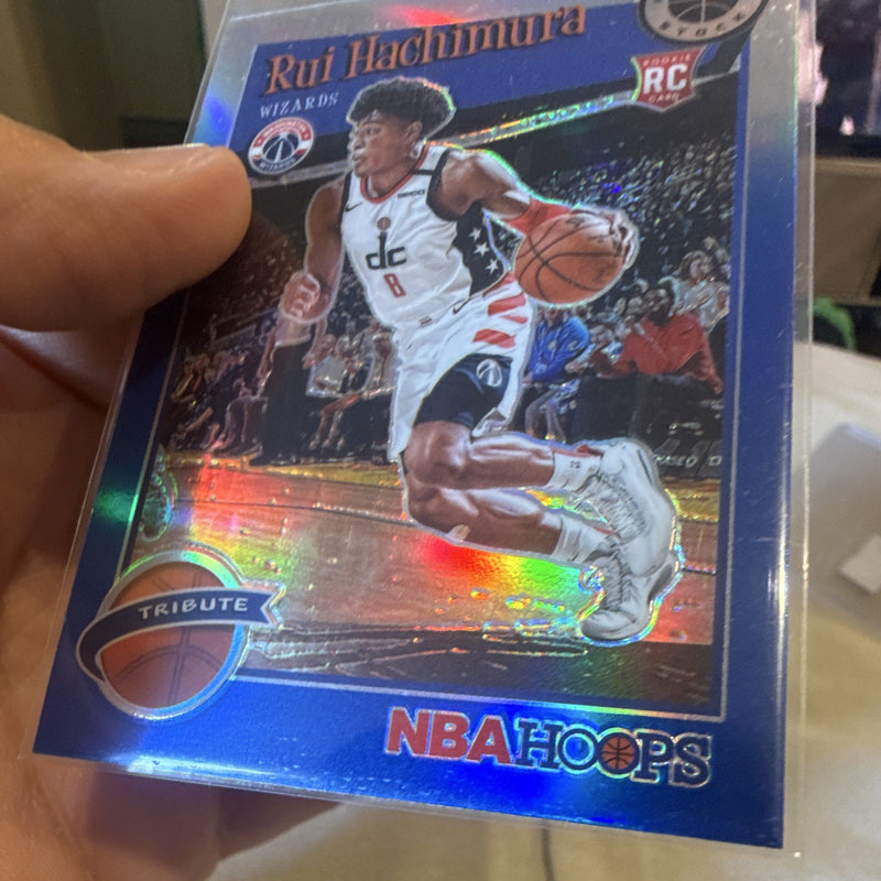 Panini 2019 20 Hoops Premium Stock Rui Hachimura Tribute Prizm RC #3003
