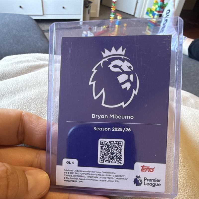 Bryan Mbeumo Gold Lion GL 4 Topps Premier League 2025/26 Brentford2