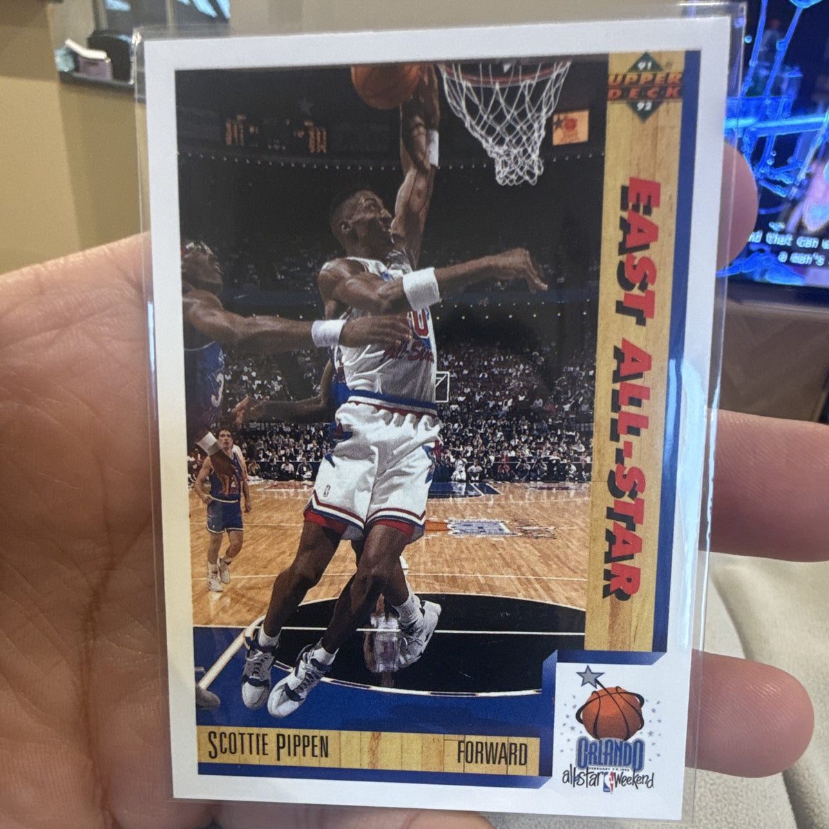 Upper Deck 1992 Scottie Pippen East All Star #453 NBA Chicago Bulls0