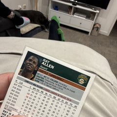 Topps 2003 04 Ray Allen Seattle SuperSonics #48 Base Set NBA Trading Card2