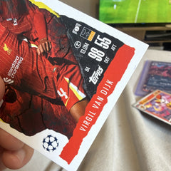 Topps Virgil van Dijk Defensive Rock Match Attax Liverpool FC #84 98 DEF3