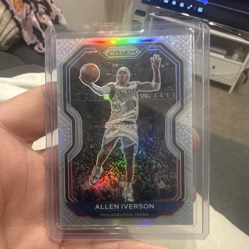 Panini Prizm 2020 21 Allen Iverson Philadelphia 76ers Hologram #190