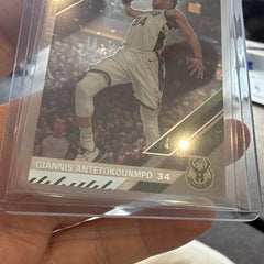 Panini Giannis Antetokounmpo 2019 20 Clearly Donruss #25 Bucks Base Set3