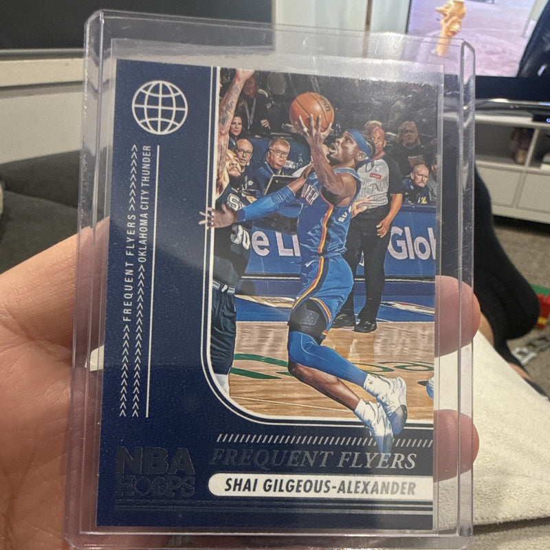 Panini 2024 25 NBA Hoops Frequent Flyers Insert No.11 Shai Gilgeous Alexander0