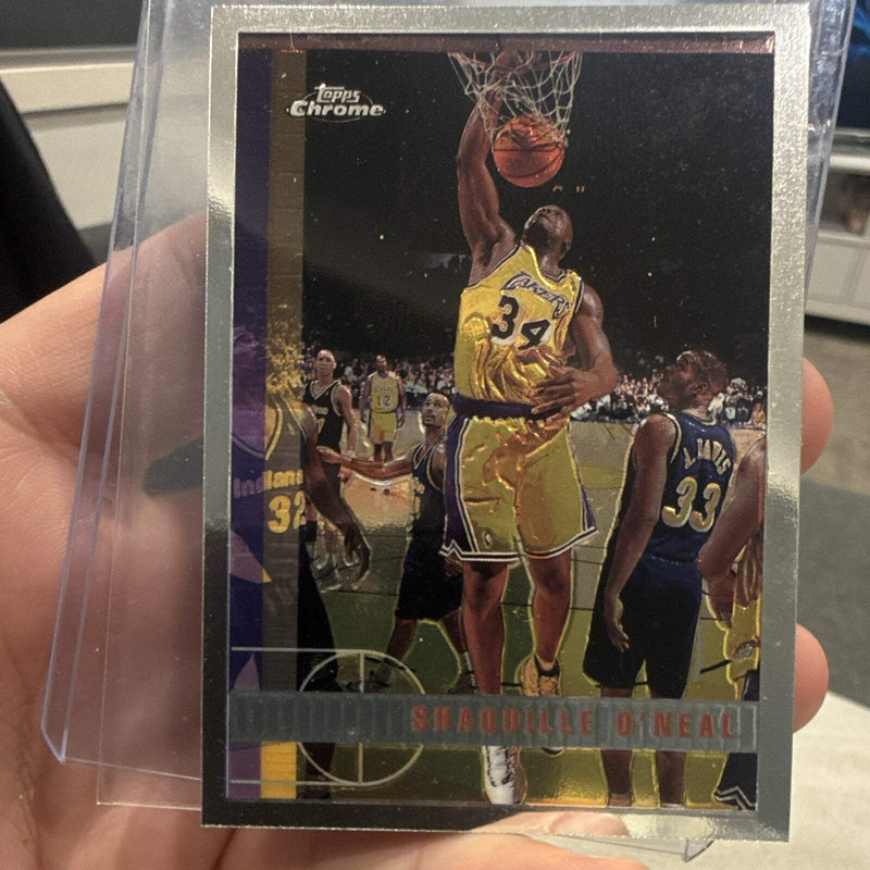 Topps Shaquille O'Neal Complete NBA Record Insert Topps Chrome 1998 #1090