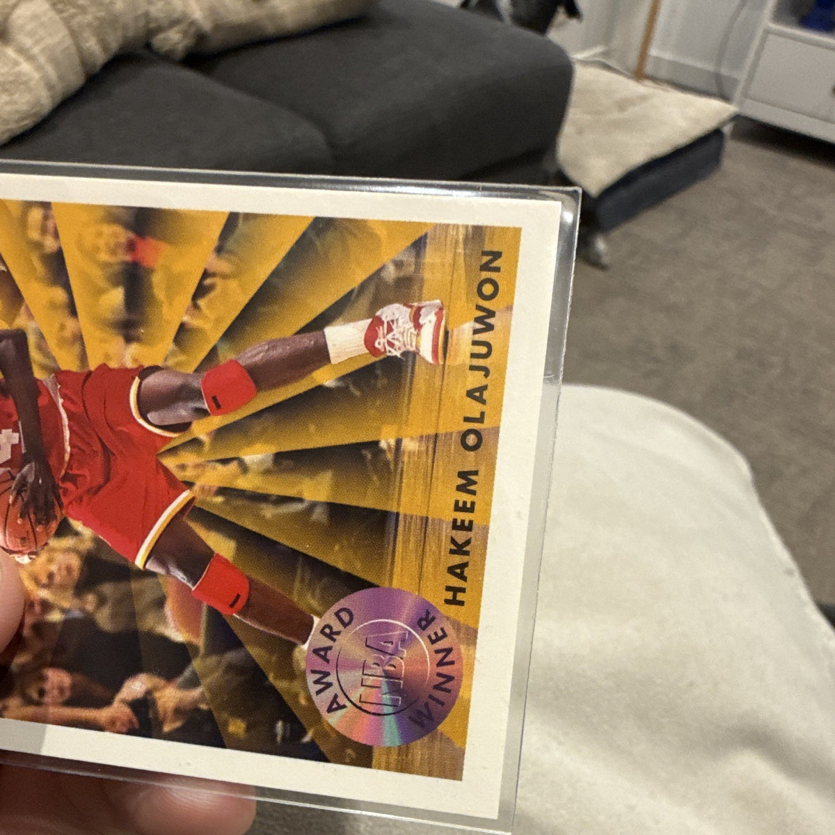 Fleer 1993 94 Award Winner Hakeem Olajuwon Fleer 93 94 #230 Rockets3