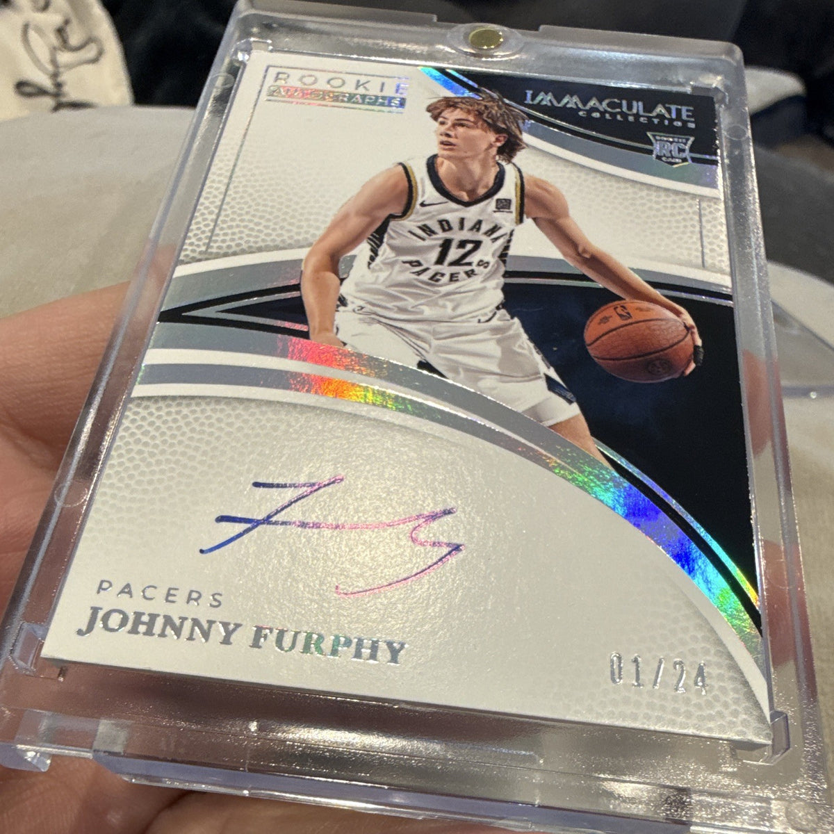 Panini Immaculate Collection Johnny Furphy Rookie Auto RAI-FUR 01/241