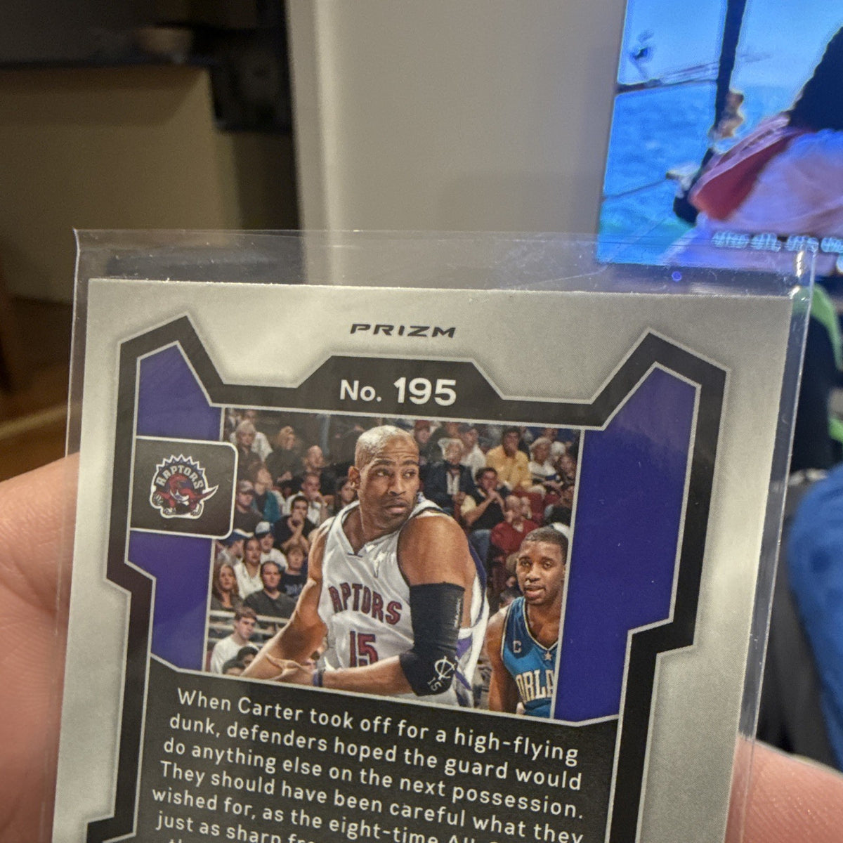 Panini 2023 24 Prizm Basketball Vince Carter Green Prizm 195 Toronto Raptors2
