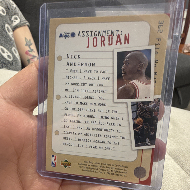 Upper Deck Assignment: Jordan Insert Collector's Choice 1996 MJ23 Michael Jordan1