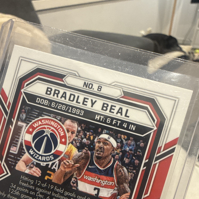 Panini Obsidian 2021 22 Bradley Beal Insert Washington Wizards No. 82